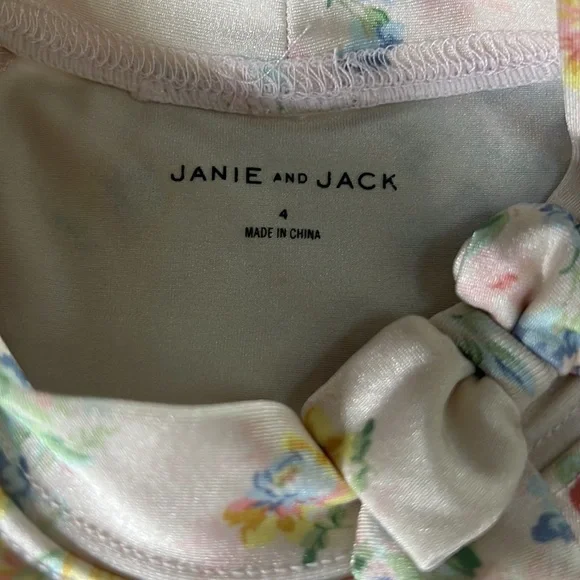 Janie and Jack bathing suit. Size 4